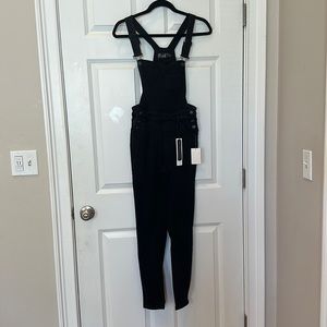 Black Jean overalls, never worn!